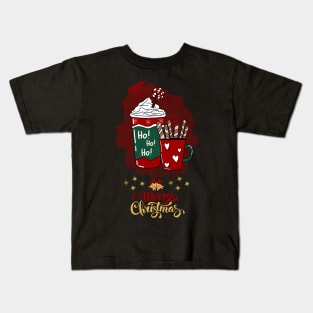 Merry Christmas Coffee Kids T-Shirt